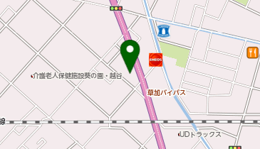 快活CLUB4号越谷店の地図画像