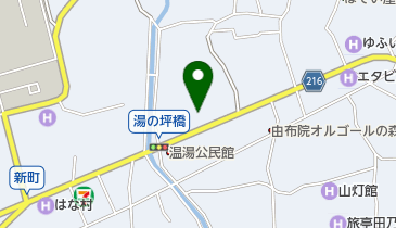 ゆふいん旬彩浪漫の地図画像