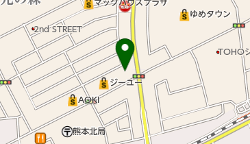 ウエスト 菊陽店の地図画像