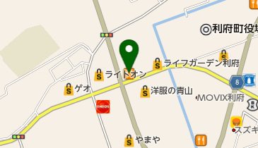 珈琲館 利府店の地図画像