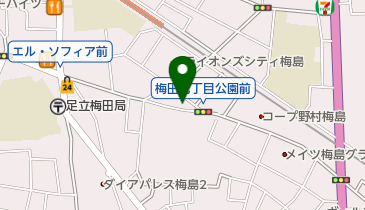 もつ鍋 なか家の地図画像