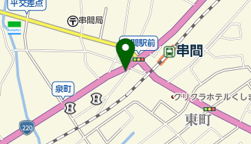 うどん七福の地図画像