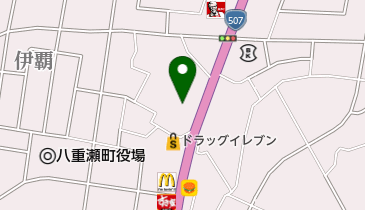 伊覇そばの地図画像