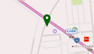 羽衣亭 札内店の地図画像