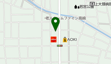 うどん 四方吉 高崎店の地図画像