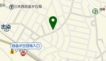 お好み焼田川の地図画像