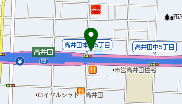 上等カレー高井田店の地図画像