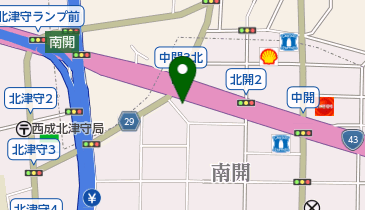 洋麺屋五右衛門大阪今宮店の地図画像