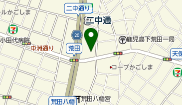 とんかつ開花亭 荒田店の地図画像