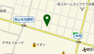 そばきり五山の地図画像