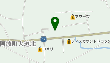 セルフうどんかかしの地図画像