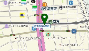 人類みな麺類の地図画像