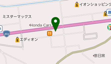 アロマカフェレストランの地図画像