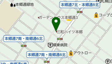 天海屋の地図画像