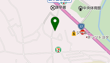 七輪焼 みなみの地図画像