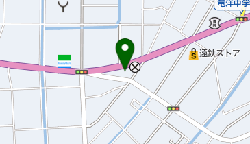 三州庵 竜洋店の地図画像