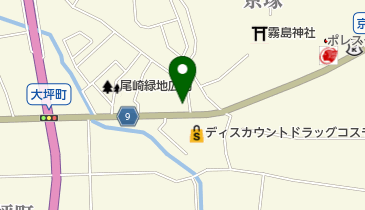 おくのうどん店の地図画像
