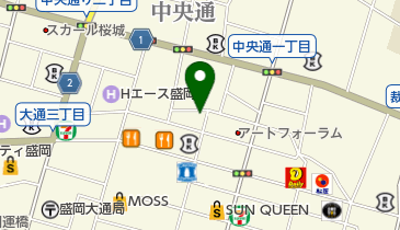 ショットバーの地図画像