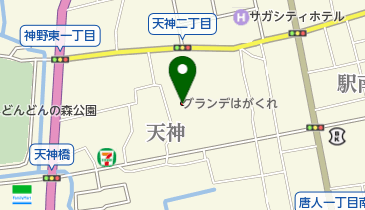 レストラン はなかご ホテルグランデはがくれの地図画像