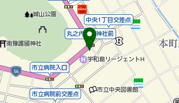 溶岩焼 笑々の地図画像