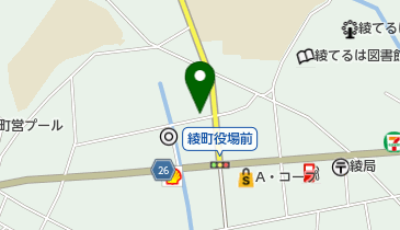 うどんたむらの地図画像