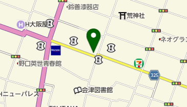 炙りや牛ぞうの地図画像