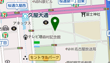 串かつラブリーの地図画像