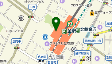 むすび金沢駅店の地図画像