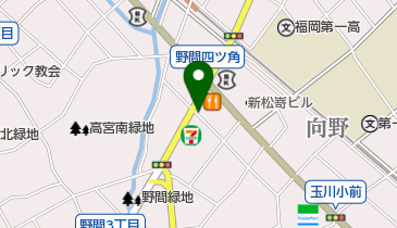 まつの食堂の地図画像
