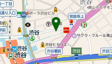 ゆで太郎 渋谷宮益坂店の地図画像