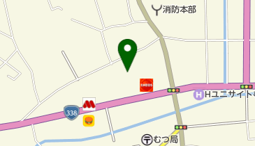 駐車場食堂の地図画像