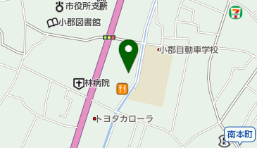手打うどん 麺工棒 小郡店の地図画像