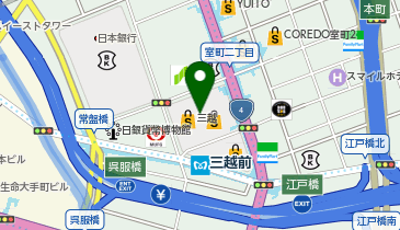 築地寿司岩 日本橋三越本店紅はし店の地図画像