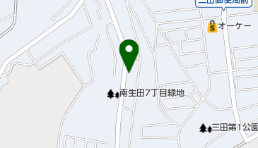 やきとり 藪の地図画像