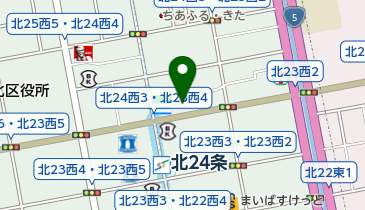 みよしの 北24条店の地図画像