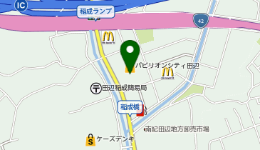 BABY FACE PLANETs 田辺パビリオンシティー店の地図画像