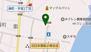 朝市食堂の地図画像