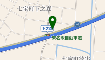うどん そば処 どんきゅう 七宝下之森店の地図画像