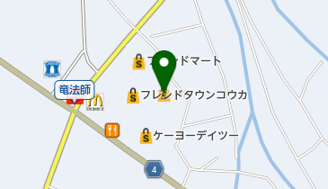 麺とかつの店 太郎 フレンドマート甲南店の地図画像