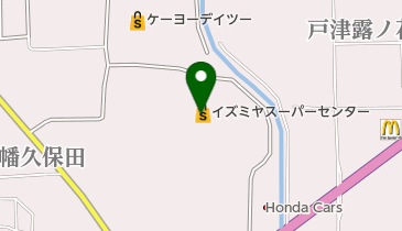 手打草部うどん のらや 八幡店の地図画像