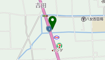 てうち庵 八女店の地図画像