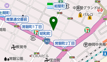 ポックテジ(福豚) 静岡本店の地図画像