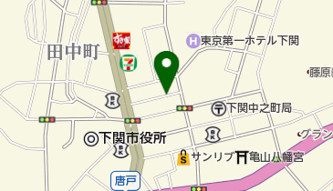 唐戸寿し仁の地図画像