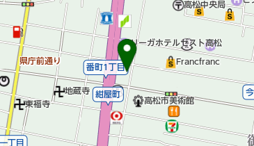 日本料理結城の地図画像