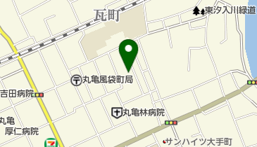 美味し家かなめの地図画像