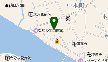 日本料理ゆずはんの地図画像