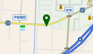 レストラン那智の地図画像