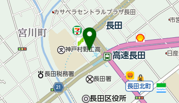 かね正 長田店の地図画像