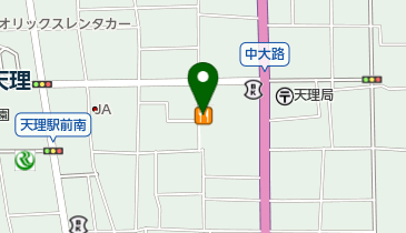 ふる里やき鳥の地図画像