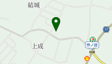 旬の味結城の地図画像